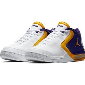 Jordan Big Fund "White/Gold/Purple" Men's Shoe
